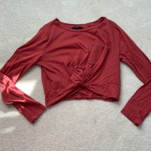 Forever 21 Long sleeve crop top